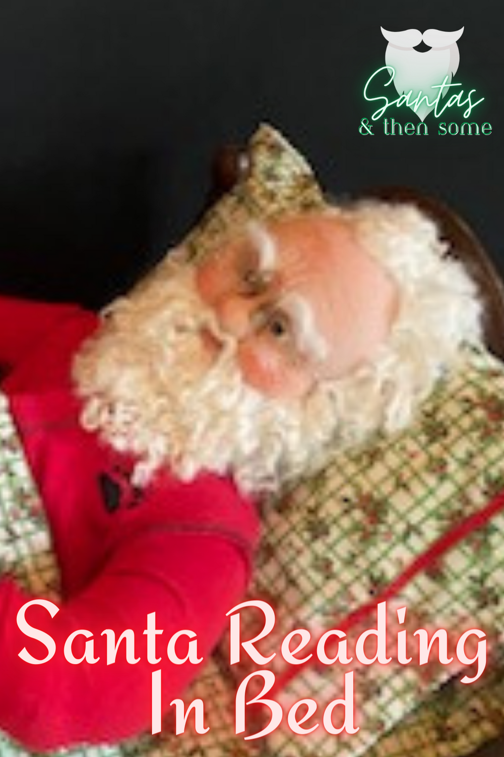 Santa Reading In Bed